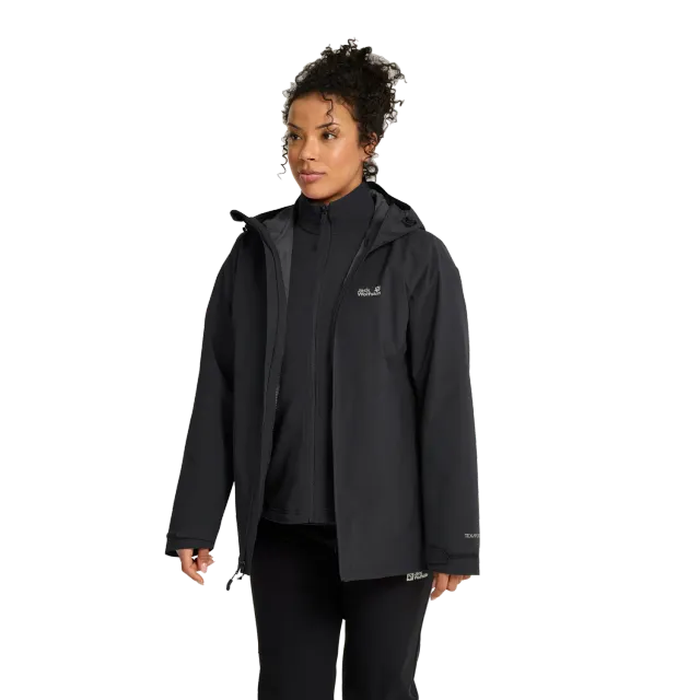 Jack Wolfskin Moonrise 2 3in1 veste femme 3 en 1 imperméable