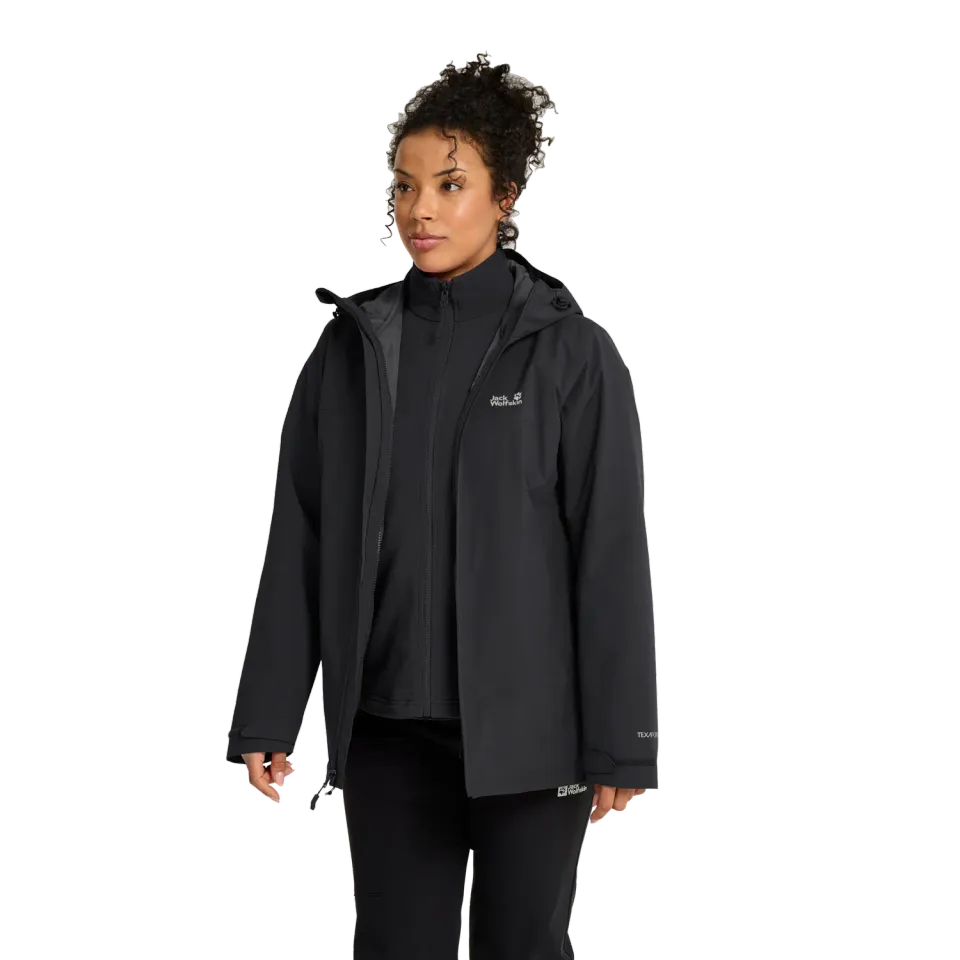 Jack Wolfskin Moonrise 2 3in1 veste femme 3 en 1 imperméable