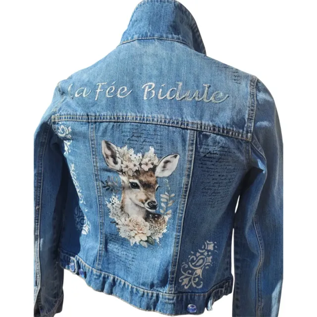 La Fée Bidule Bambita veste en jean bleu clair