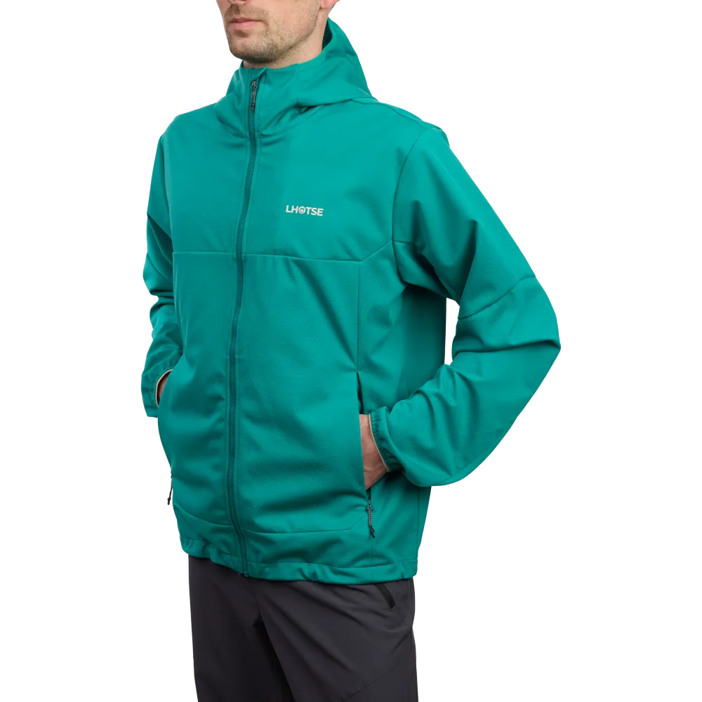Lhotse Teiki Atlantis veste softshell bleue coupe-vent