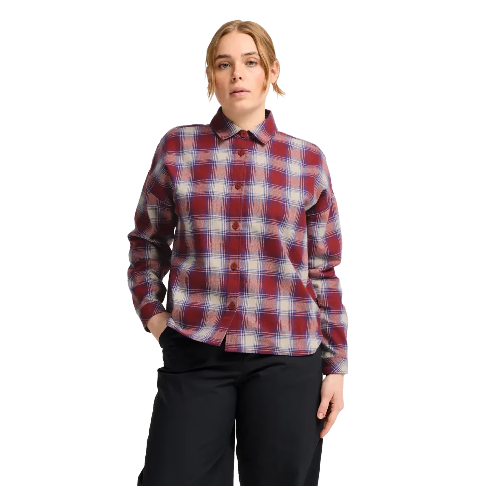 Jack Wolfskin Baja Flannel Shirt W chemise femme flanelle