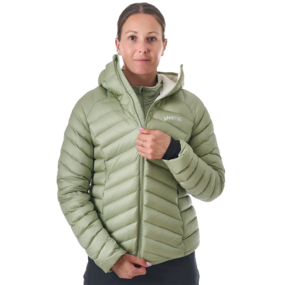 Lhotse Zelda doudoune Moss Green déperlante