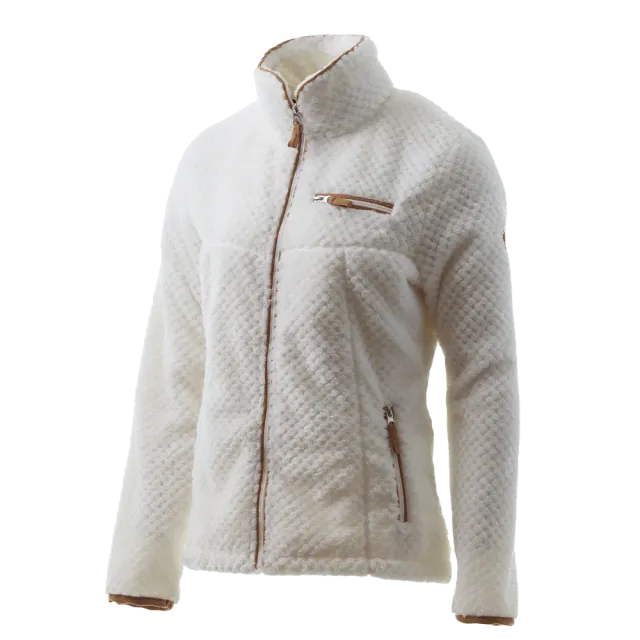 LHOTSE Yolana polaire white 3 poches zippées