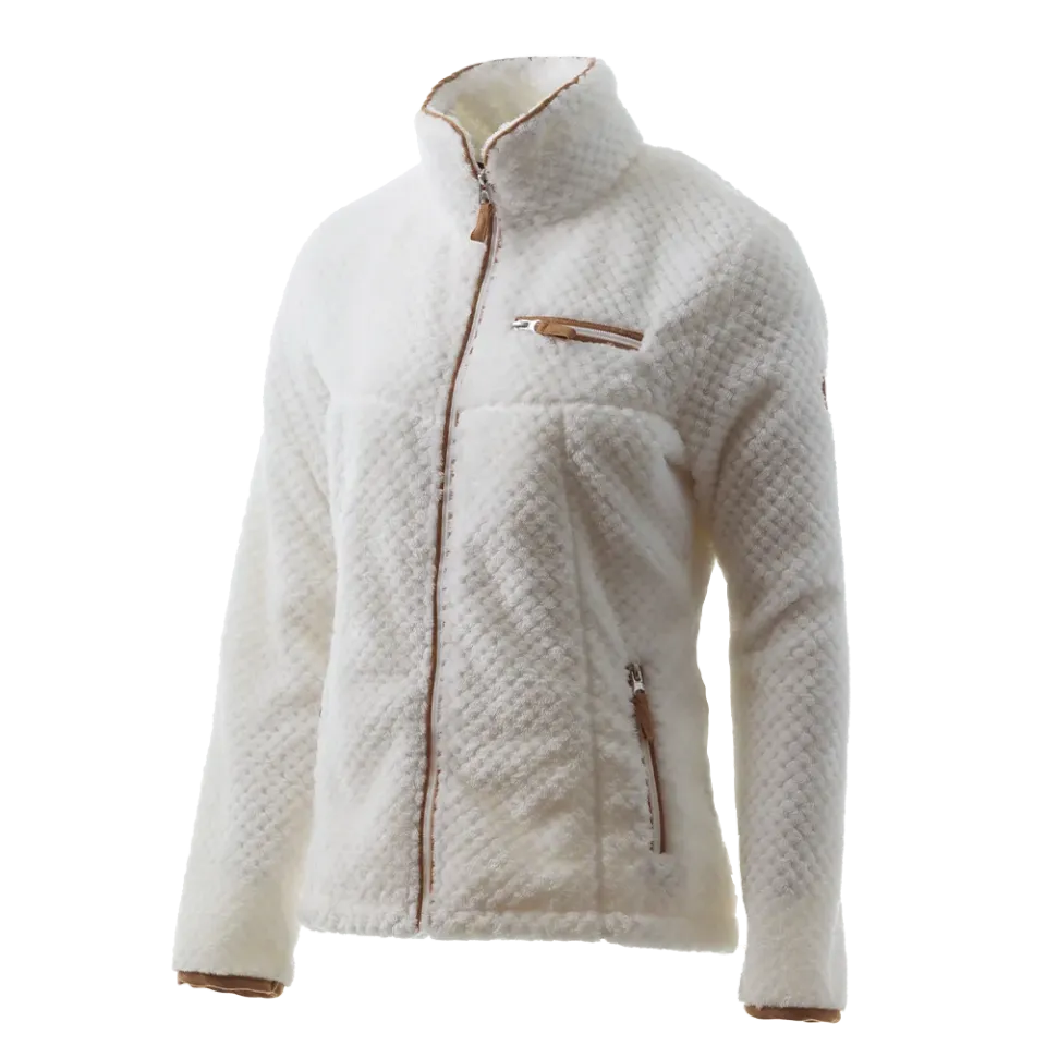 LHOTSE Yolana polaire white 3 poches zippées