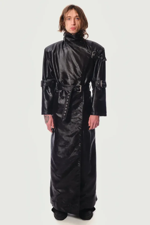 JEANNE FRIOT Jeanne Trench imperméable noir