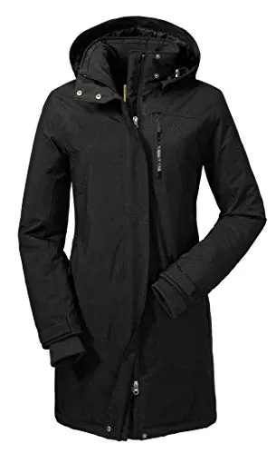 Schöffel Monterey1 parka imperméable femme bleu sans PFC