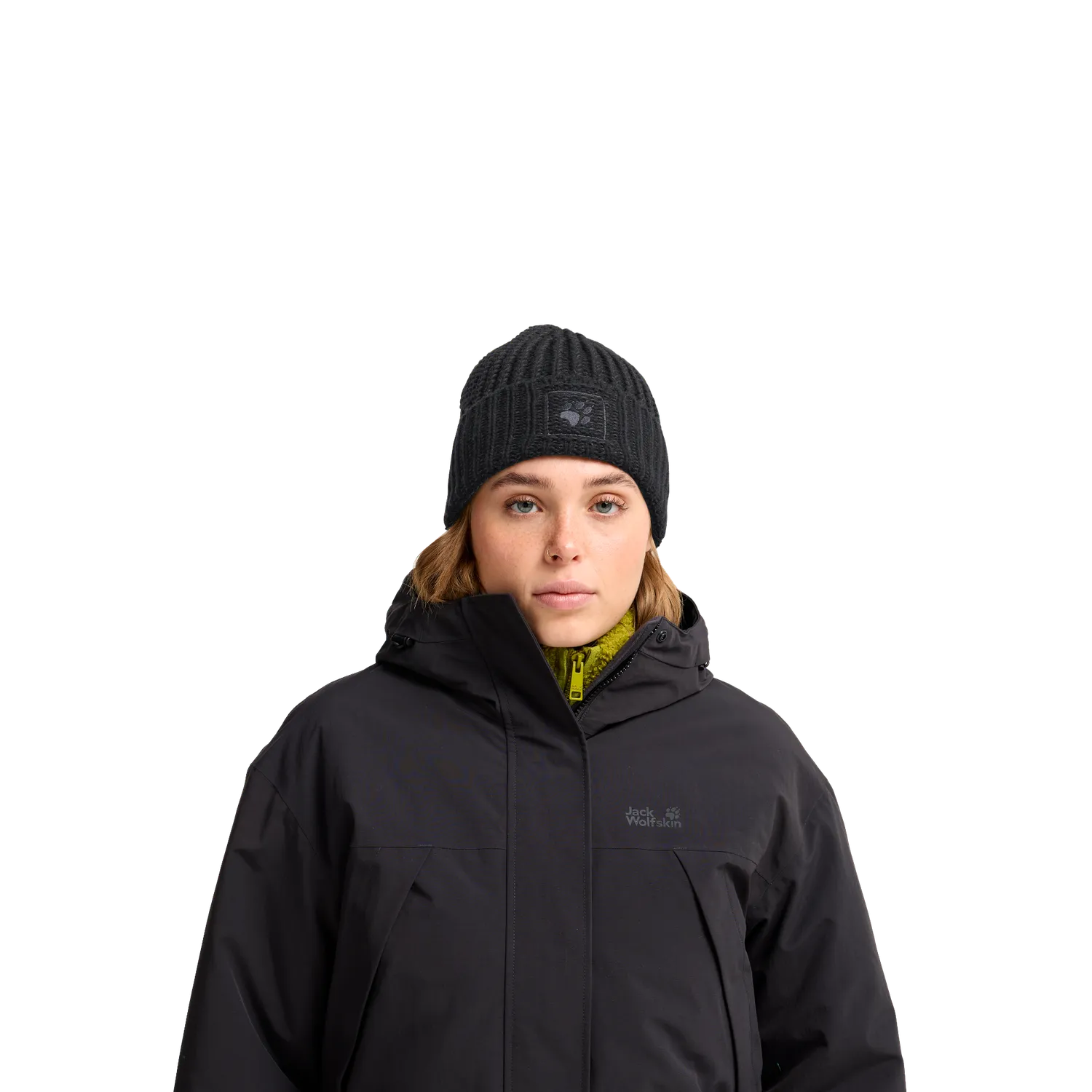 Jack Wolfskin Badge Paw Beanie bonnet chaud unisexe
