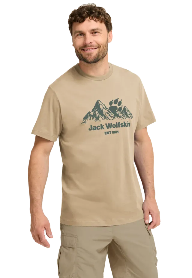 Jack Wolfskin Carefree T M t-shirt homme coton décontracté