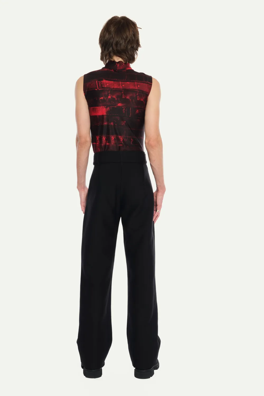 Jeanne Friot Belt Suit pantalon tailleur noir