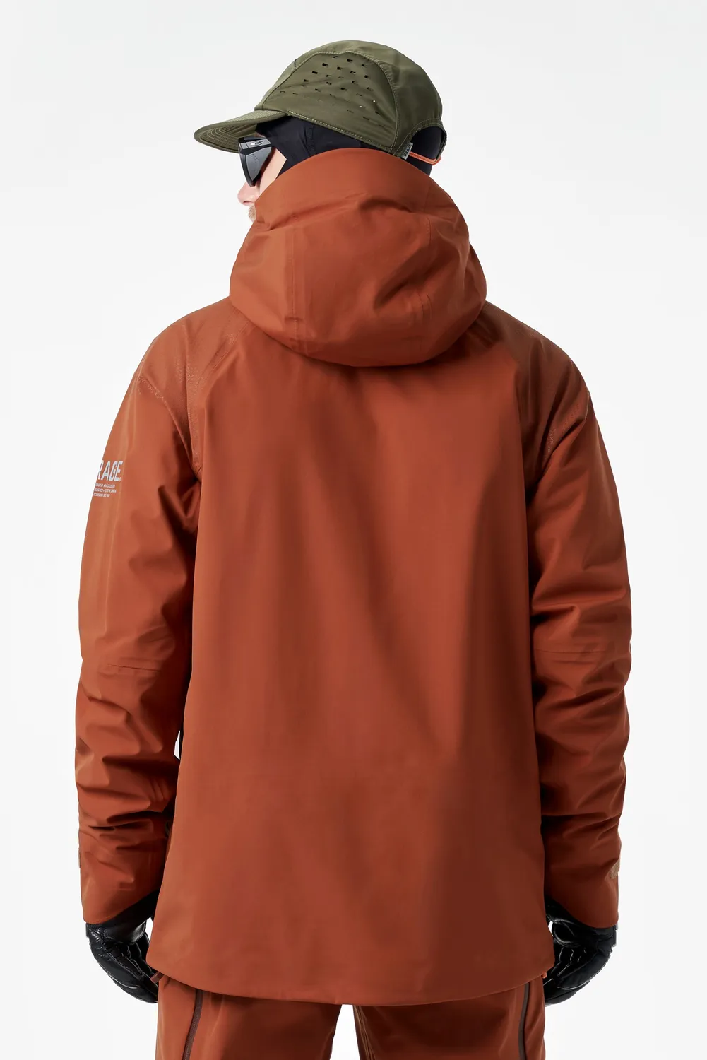 Orage Glacier 3L veste ski Dark Terracotta light