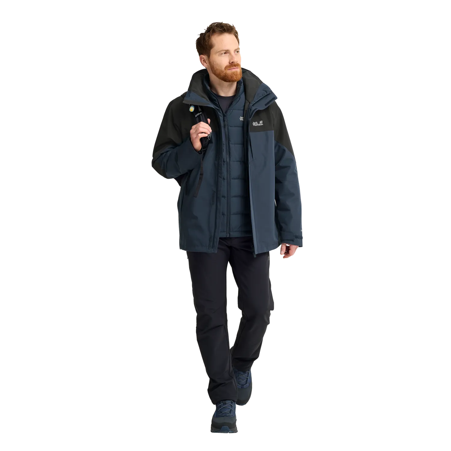 Jack Wolfskin Romberg 2 3in1 Jkt M veste 3-en-1 imperméable
