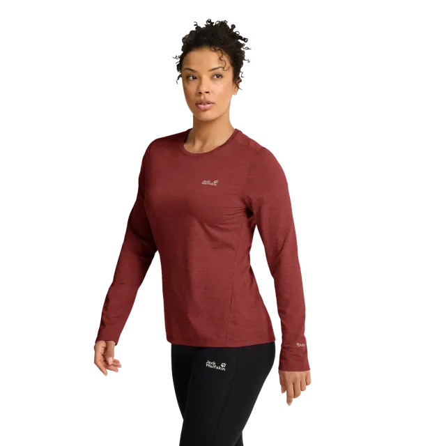 Jack Wolfskin Trail LS t-shirt femme manches longues