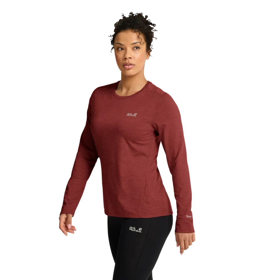 Jack Wolfskin Trail LS t-shirt femme manches longues
