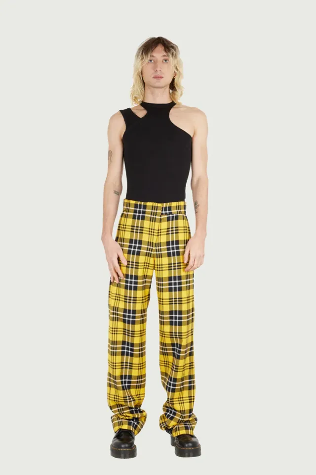 Jeanne Friot Clueless pantalon tartan jupe kilt ceinture