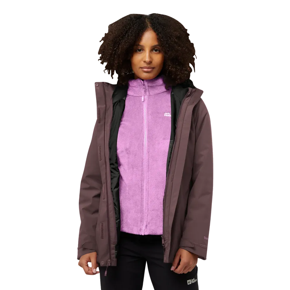 Jack Wolfskin Rotwand 3in1 veste femme d’hiver