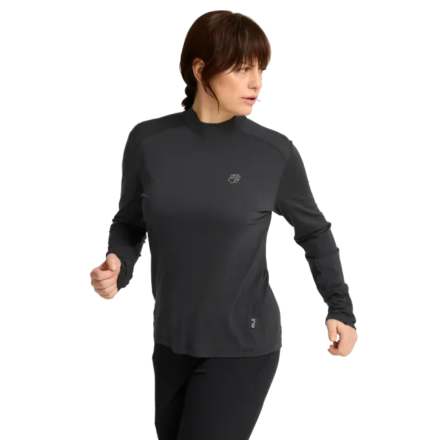 Jack Wolfskin Wool t-shirt manches longues femme laine