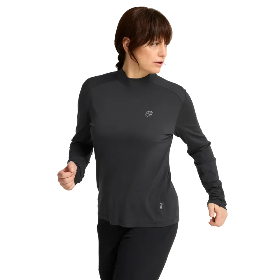 Jack Wolfskin Wool t-shirt manches longues femme laine