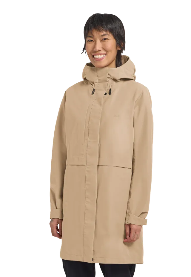 Jack Wolfskin Terraview 2L Coat W manteau pluie femme long