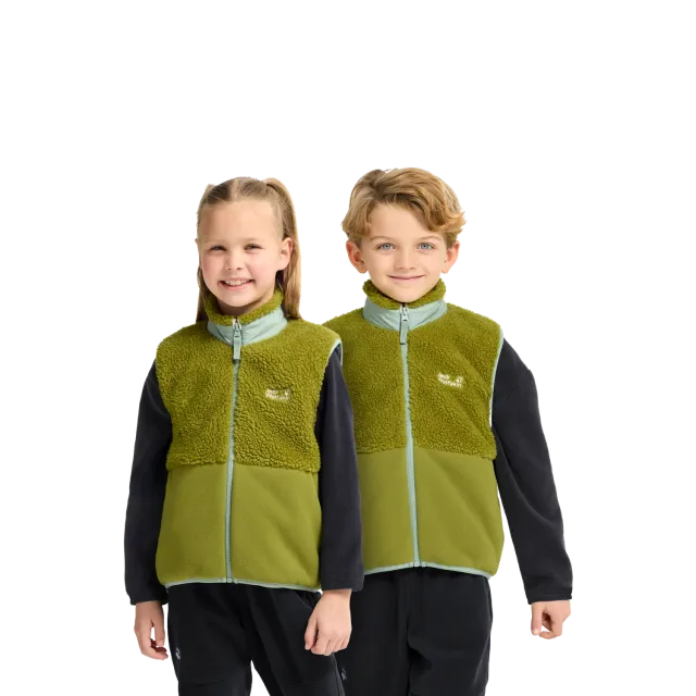 Jack Wolfskin Ice Curl Vest K gilet polaire enfant
