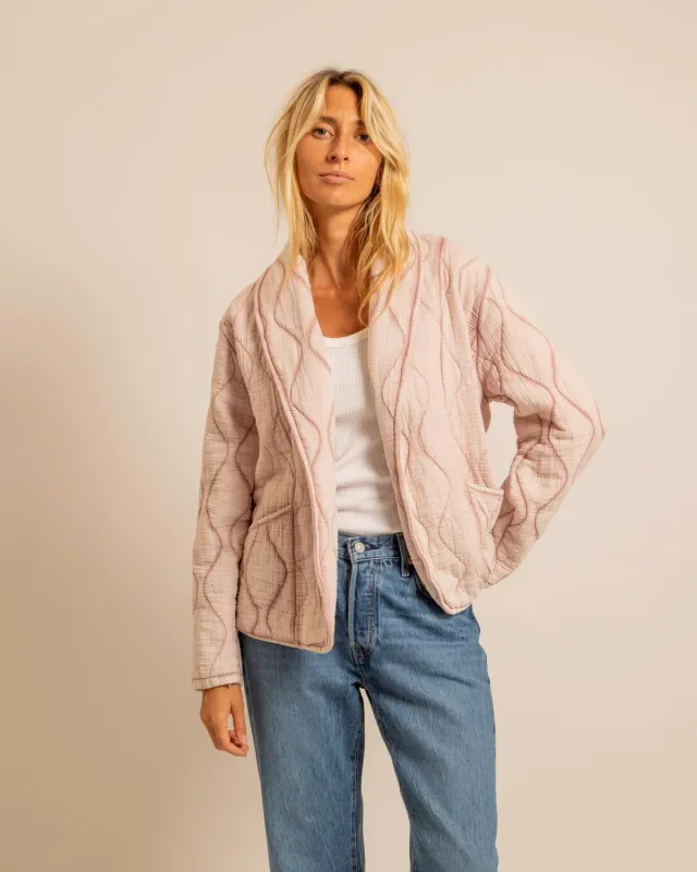 AOKYANOS Cuba kimono poudre coton matelassé