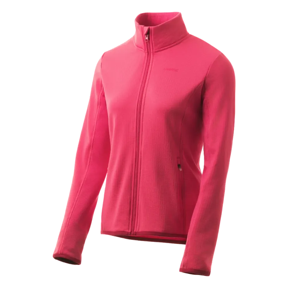 Lhotse Greta Raspberry polaire grid poches zippées