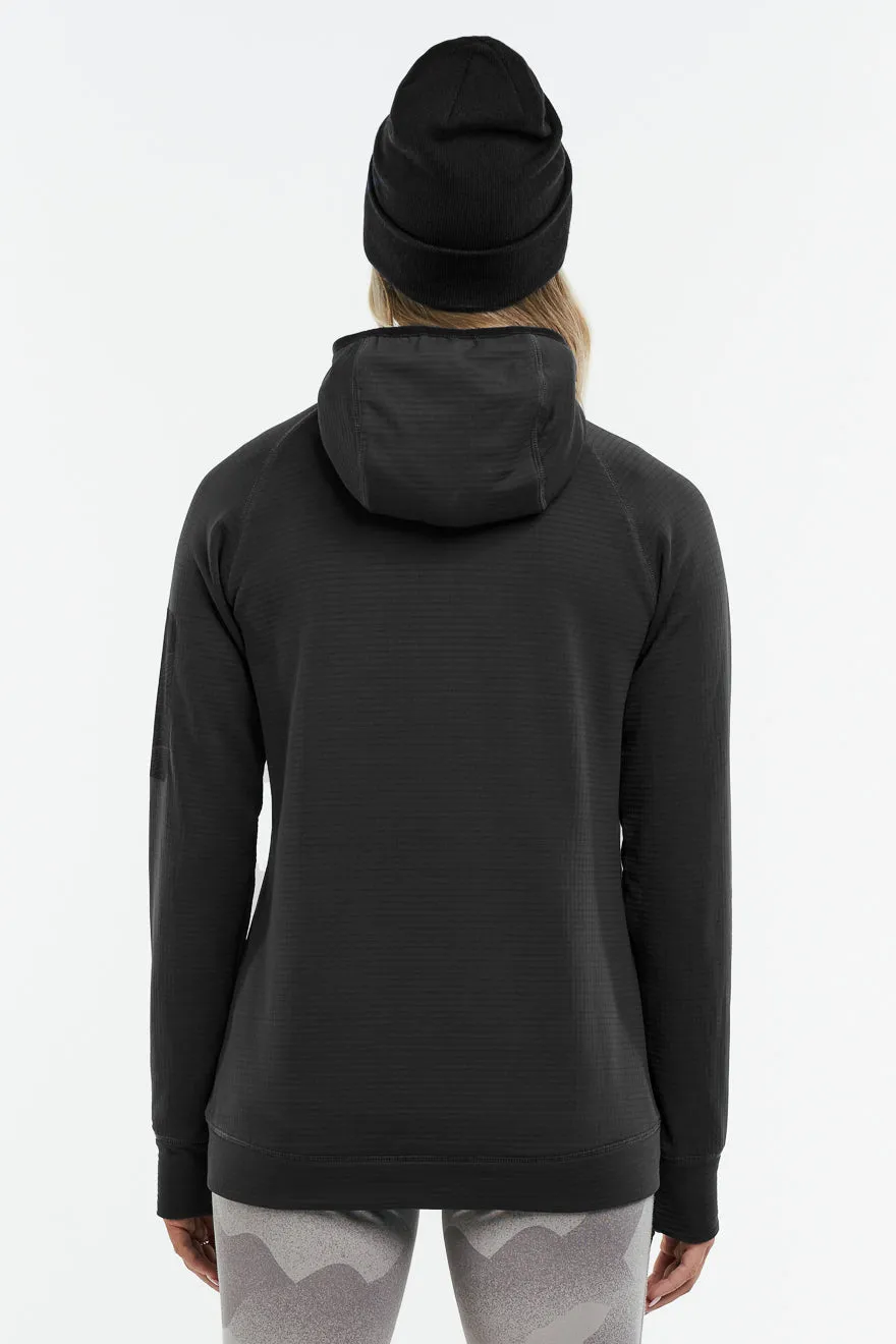 Orage Teslin veste polaire noire grille femme