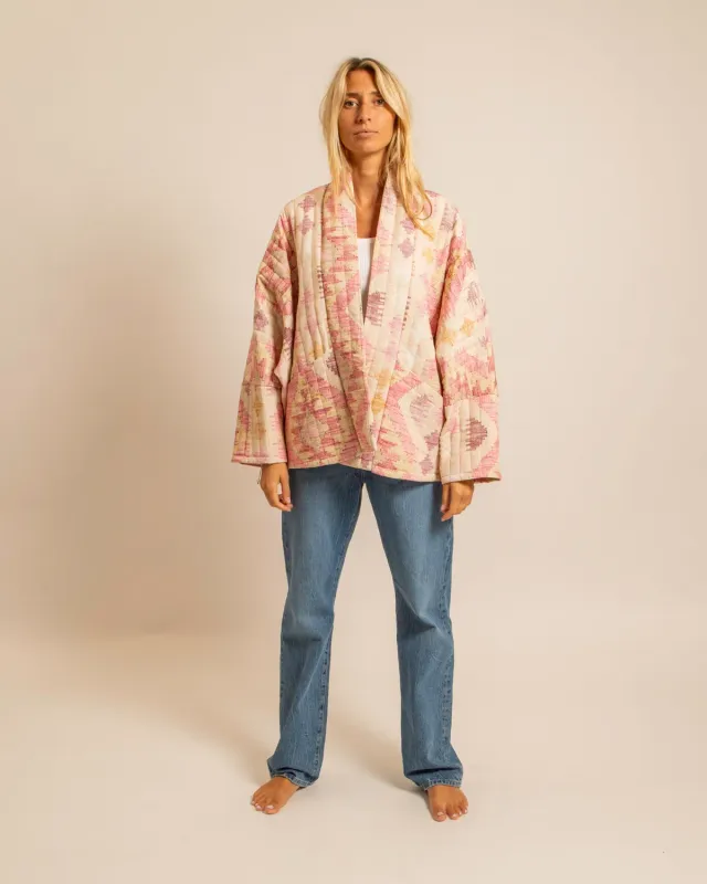 AOKYANOS Chicago Cipola Rose kimono viscose