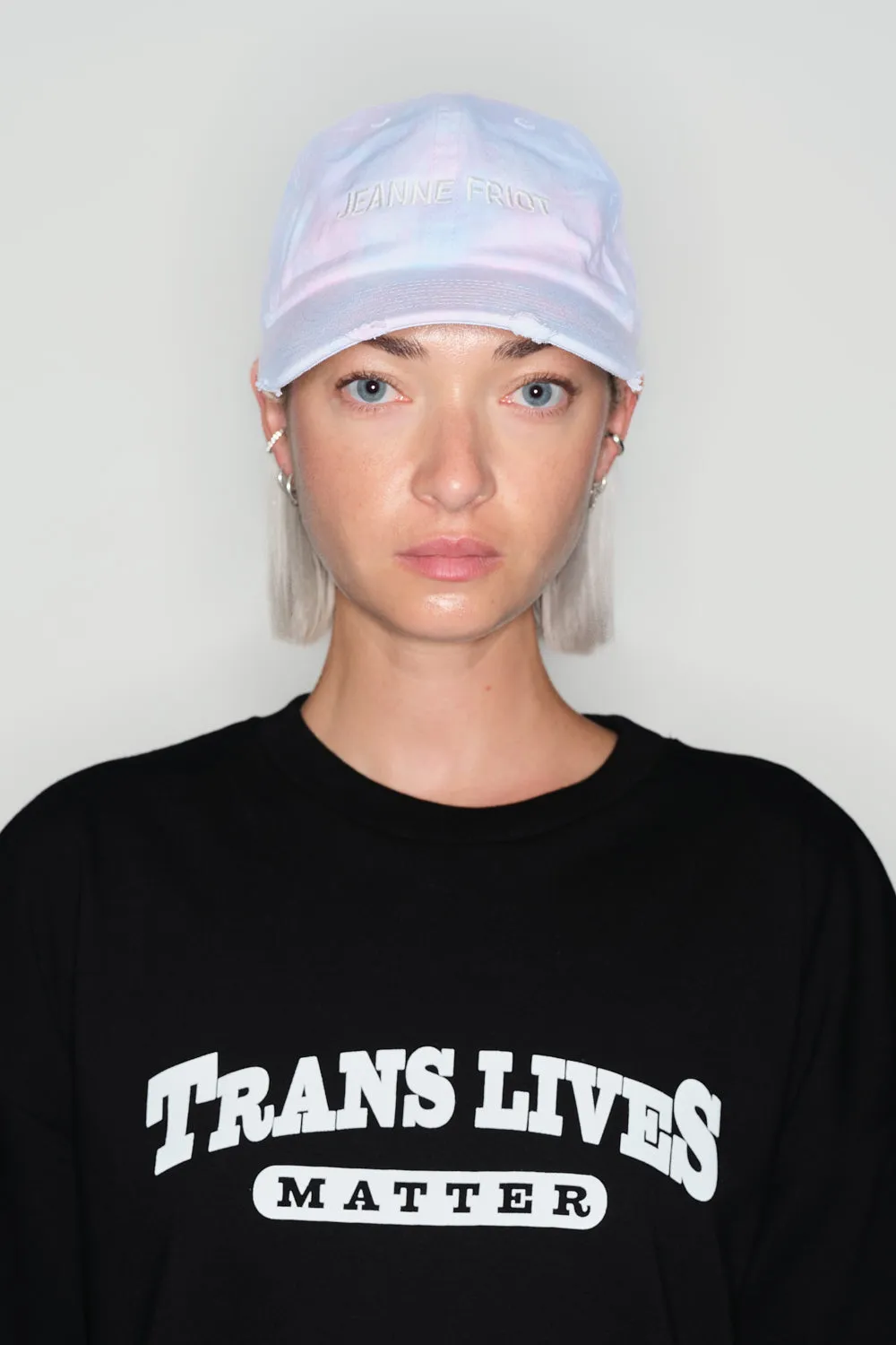 Jeanne Friot Resistance casquette tie-dye rose taille unique