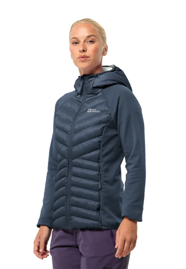 JACK WOLFSKIN Routeburn Pro Hybrid veste femme matelassée