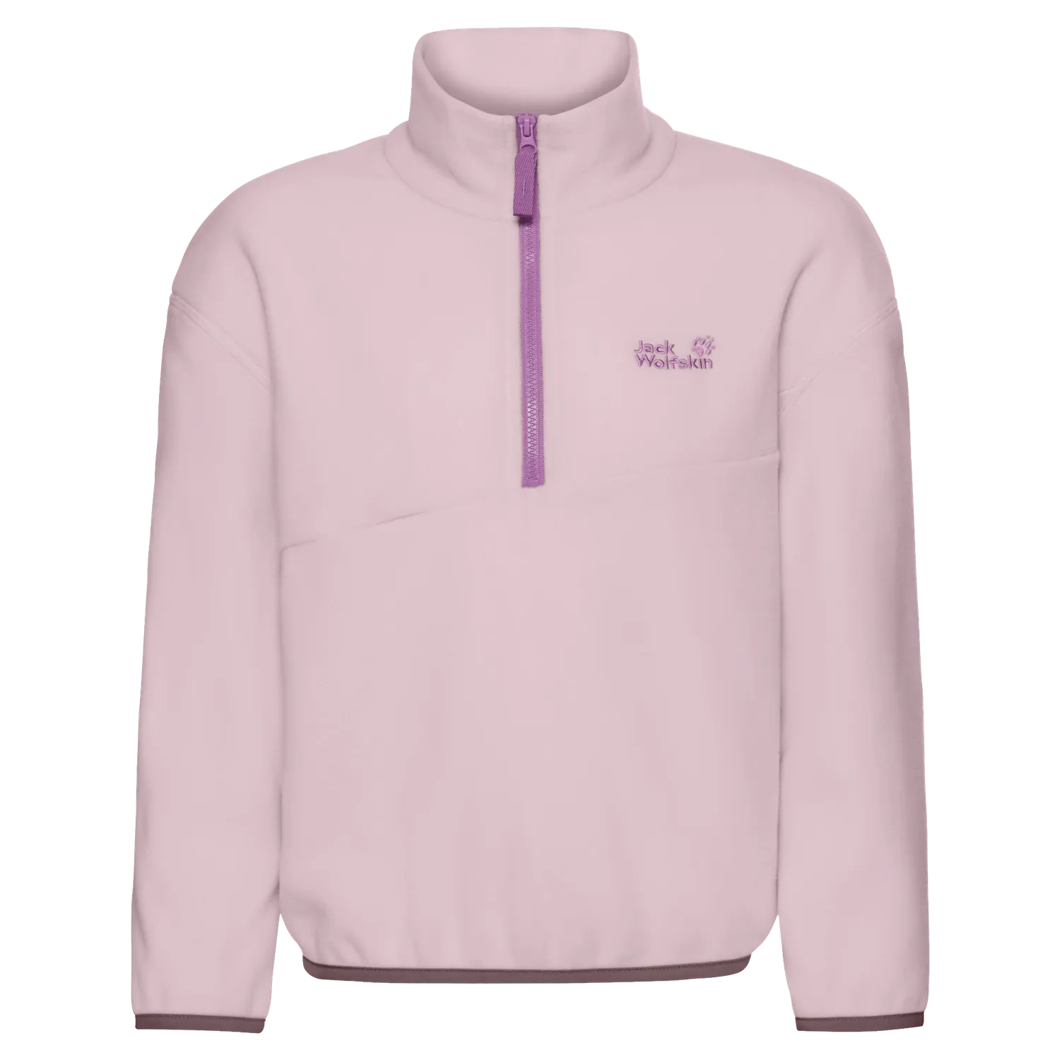 Jack Wolfskin Taunus 100 Rebel HZ K polaire enfant demi-zip chaud