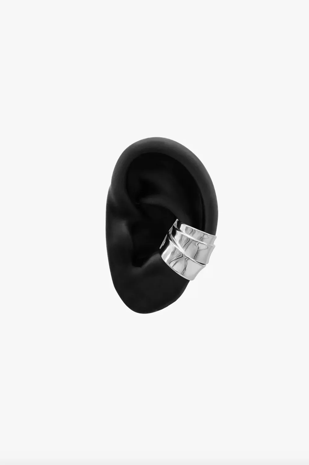 Jeanne Friot 3-Ribbon earcuff manchette oreille argent