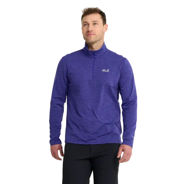 Jack Wolfskin Trail HZ M t-shirt manches longues respirant