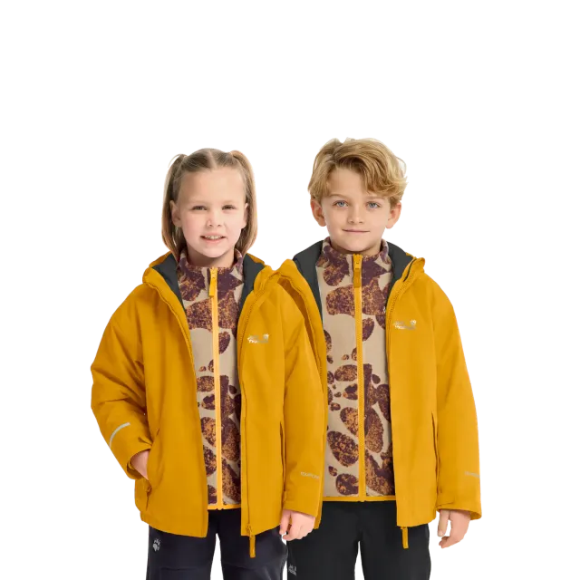 Jack Wolfskin Iceland 3in1 Print Jkt K veste enfant