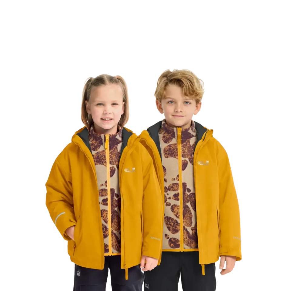 Jack Wolfskin Iceland 3in1 Print Jkt K veste enfant