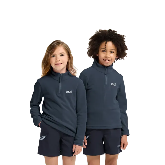 Jack Wolfskin Taunus 100 HZ pull polaire enfant demi-zip chaud
