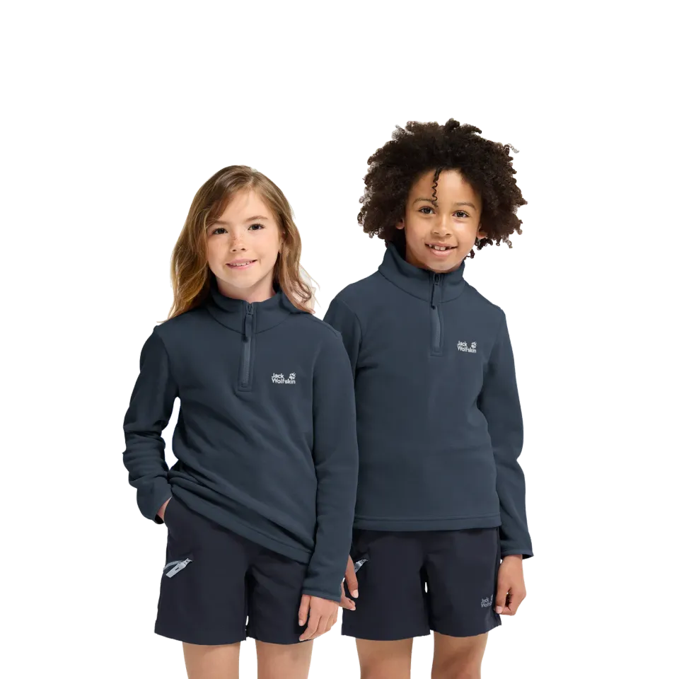 Jack Wolfskin Taunus 100 HZ pull polaire enfant demi-zip chaud