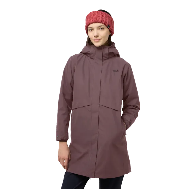 Jack Wolfskin Baylight 3IN1 Coat W manteau 3-en-1 femme polaire