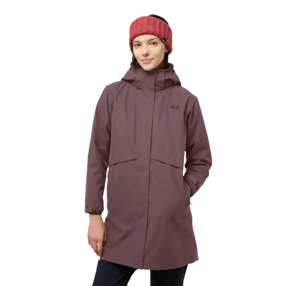 Jack Wolfskin Baylight 3IN1 Coat W manteau 3-en-1 femme polaire