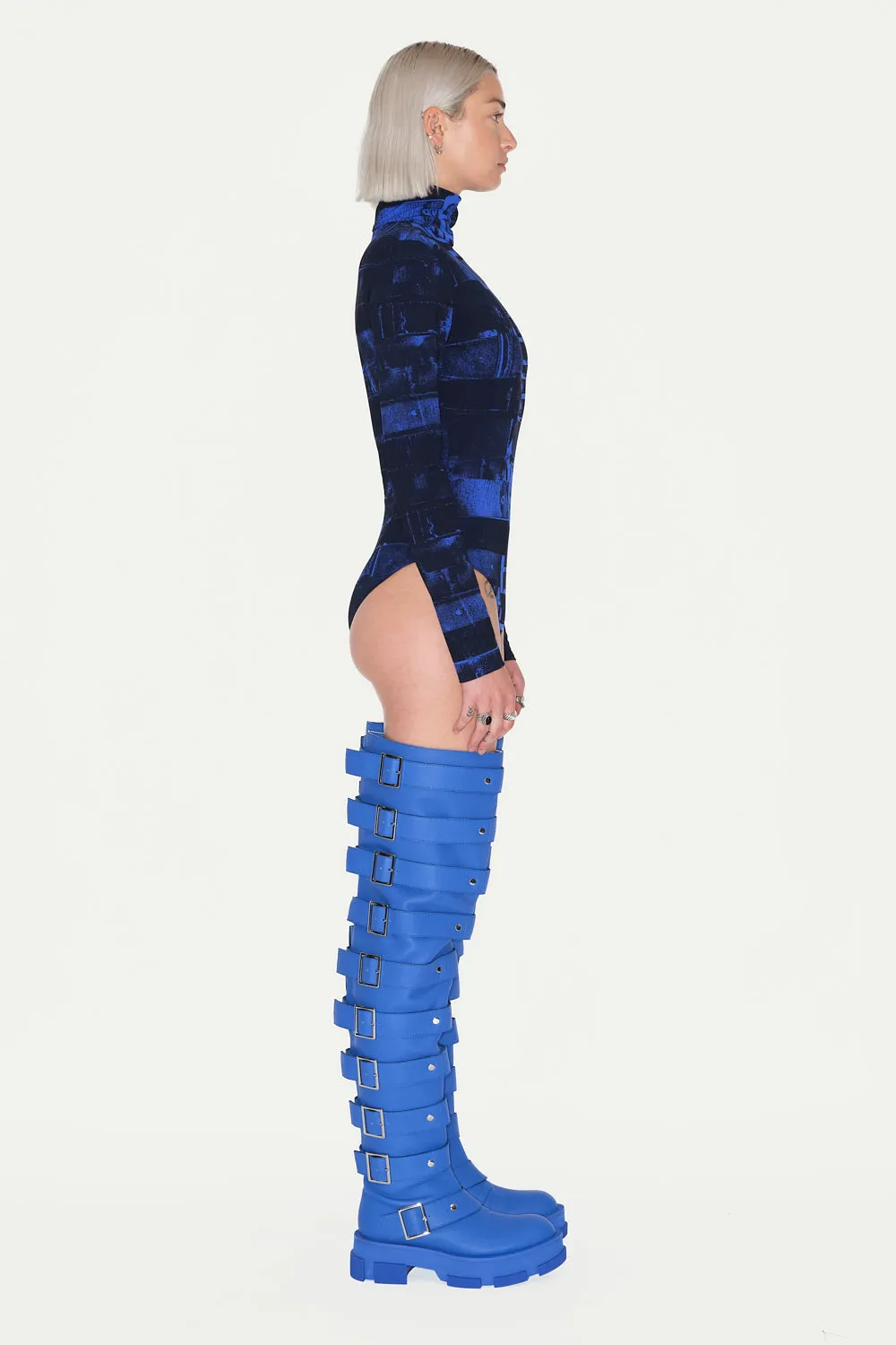 JEANNE FRIOT Cavaliere Body body rouge moulant