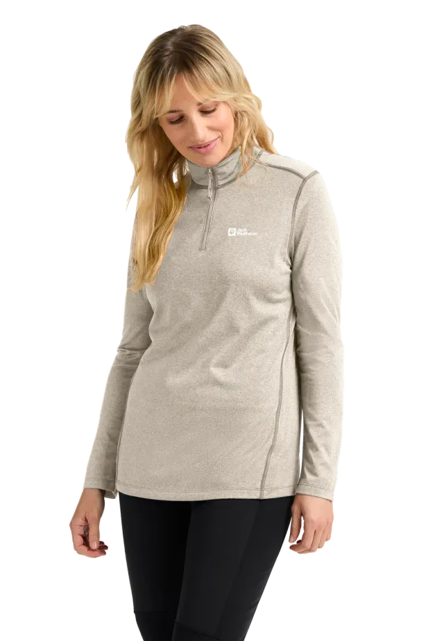 Jack Wolfskin Sky Thermal HZ W sous-couche thermique femme col zippé