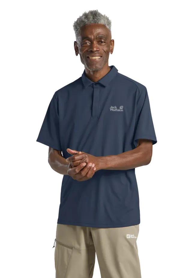 Jack Wolfskin Delgami Polo M polo homme respirant