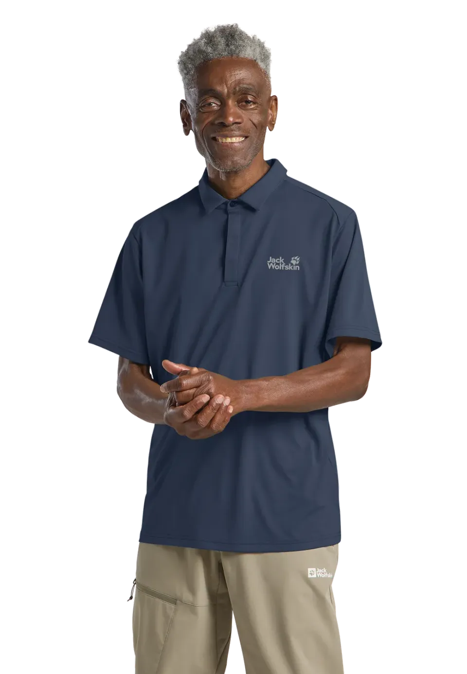 Jack Wolfskin Delgami Polo M polo homme respirant