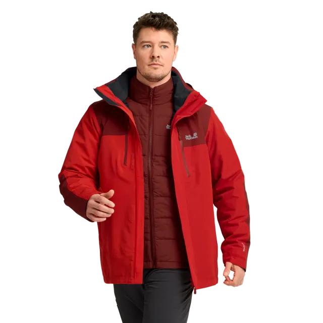 Jack Wolfskin Jasper Pro 3in1 Jkt M veste homme 3-en-1 imperméable