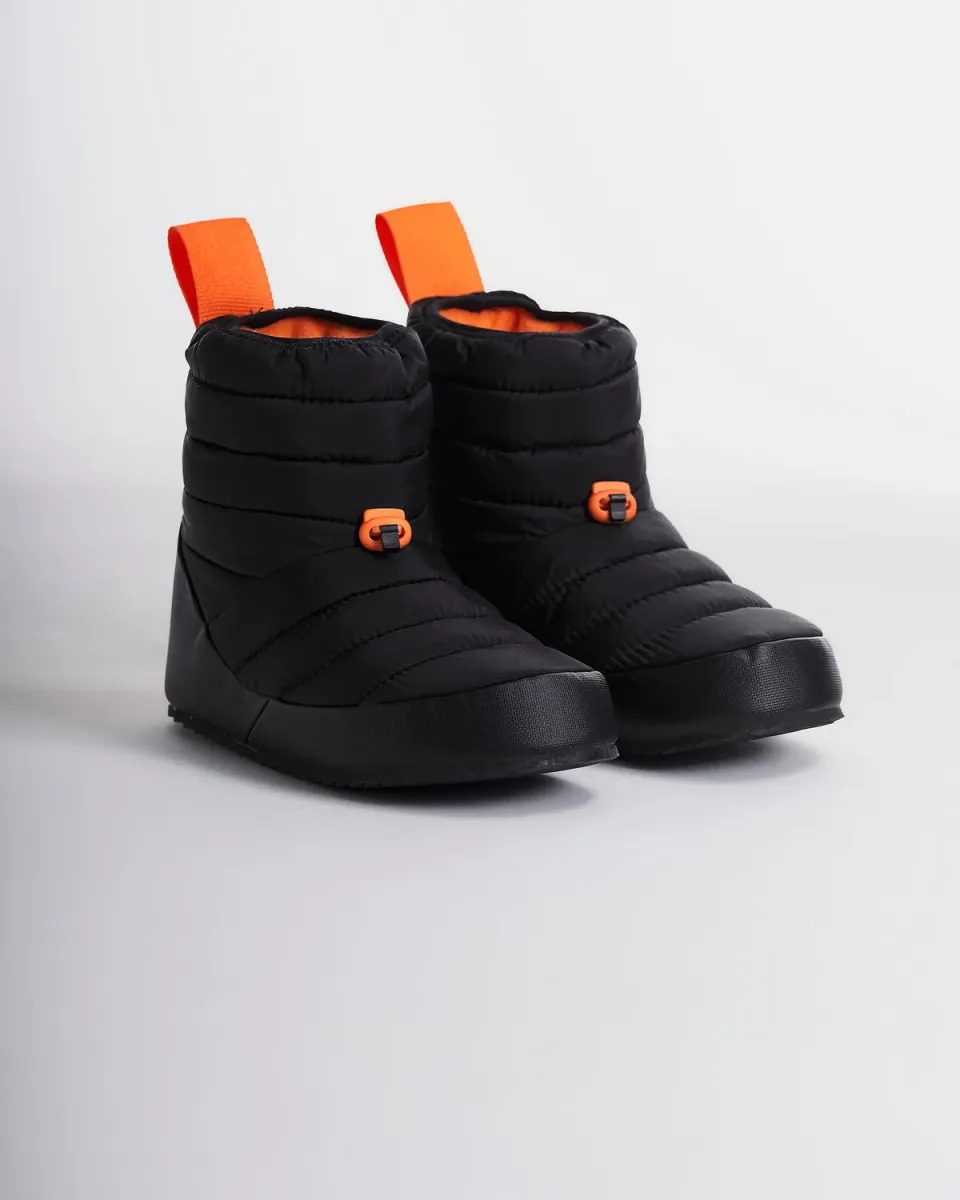 Orage Yeti chaussons noirs chauds unisexe