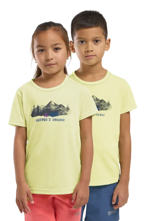 Jack Wolfskin Hiking Graphic T Kids tee-shirt enfant séchage rapide