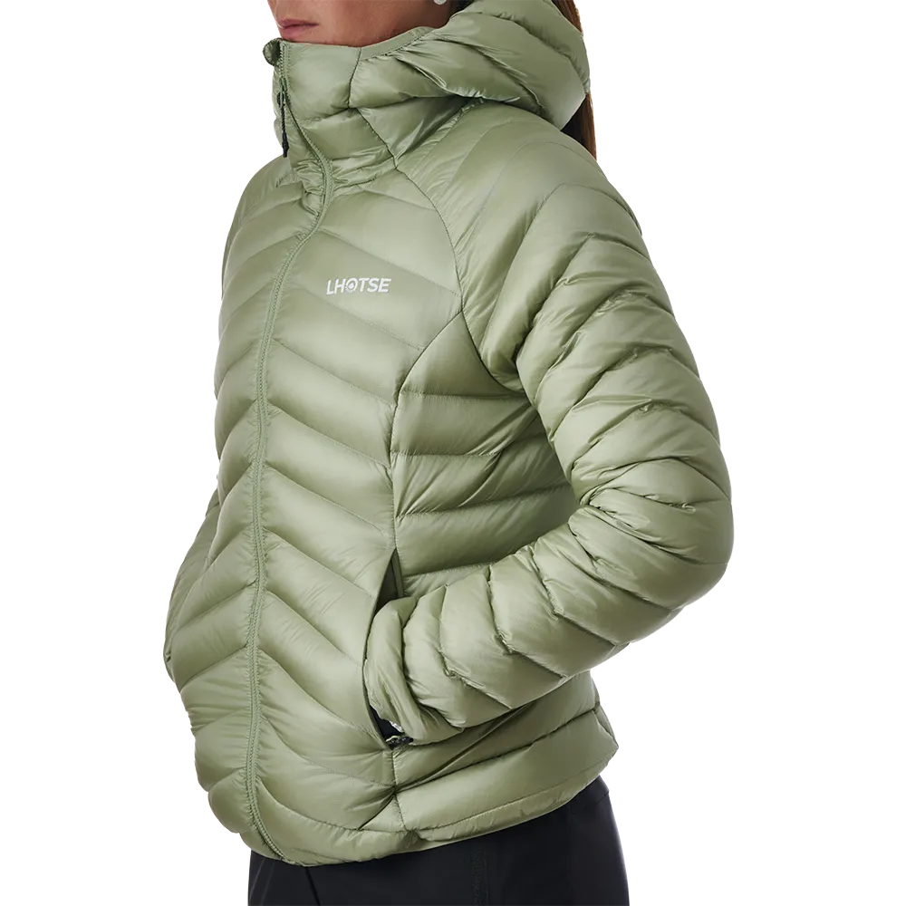 Lhotse Zelda doudoune Moss Green déperlante