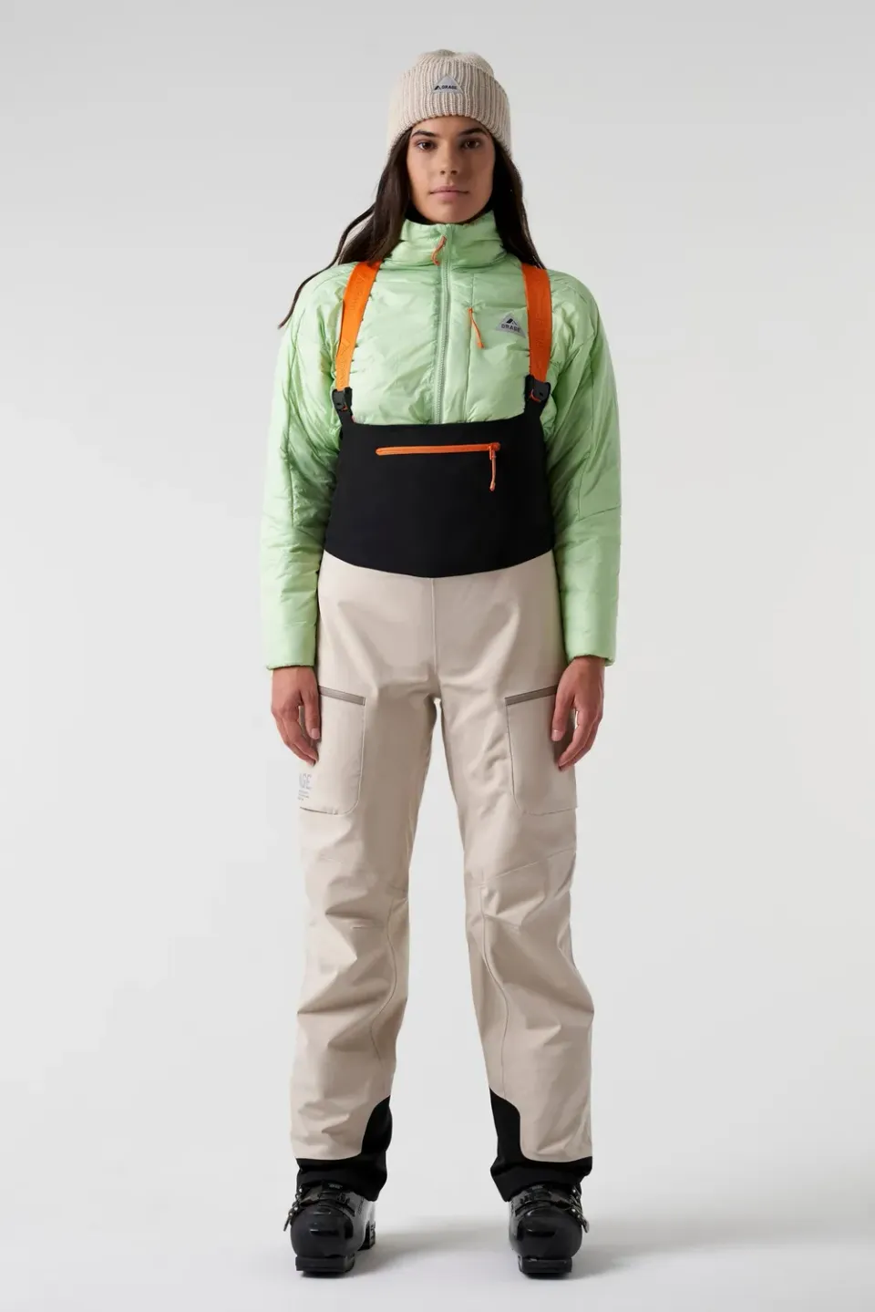 Orage MTN-X Cliff 3L salopette ski femme bouleau grand froid