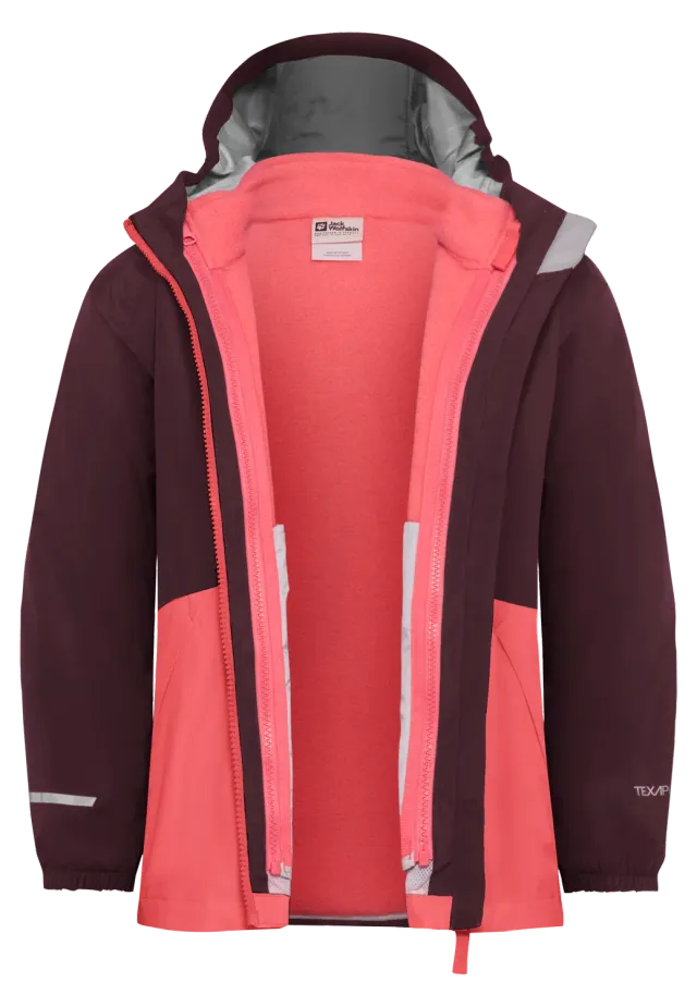 Jack Wolfskin Iceland 3in1 Jacket veste 3-en-1 enfant imperméable