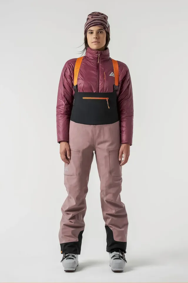 Orage MTN-X Cliff 3L salopette ski femme prune clair 3 couches