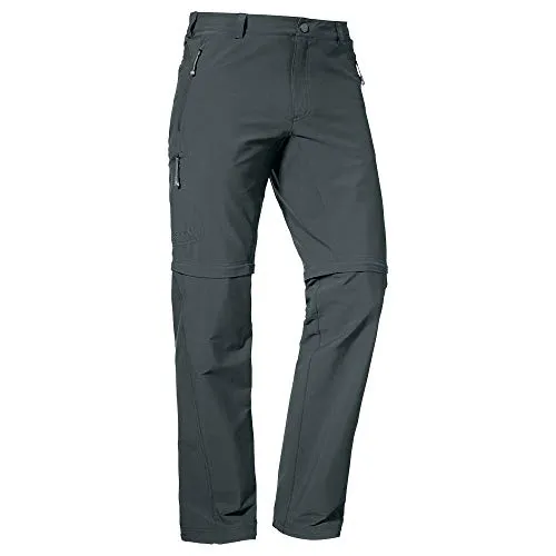 Schöffel Koper Zip Off pantalon homme noir convertible
